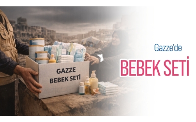 Gazze’de Bebek Seti Bağışı
