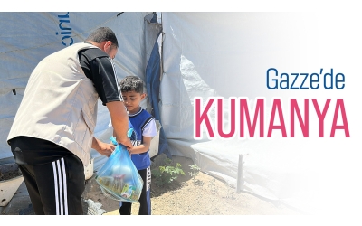 Gazze'de Kumanya Bağışı